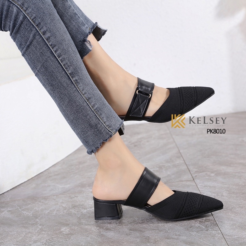 Kelsey Sandal Hak Tahu 4cm Wanita / Sandal Heels Wanita PK8010