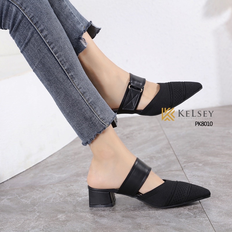 (GRATIS ALAS KAKI) NICOLE SANDAL WANITA HAK TAHU 4CM  KELSEY PK8010