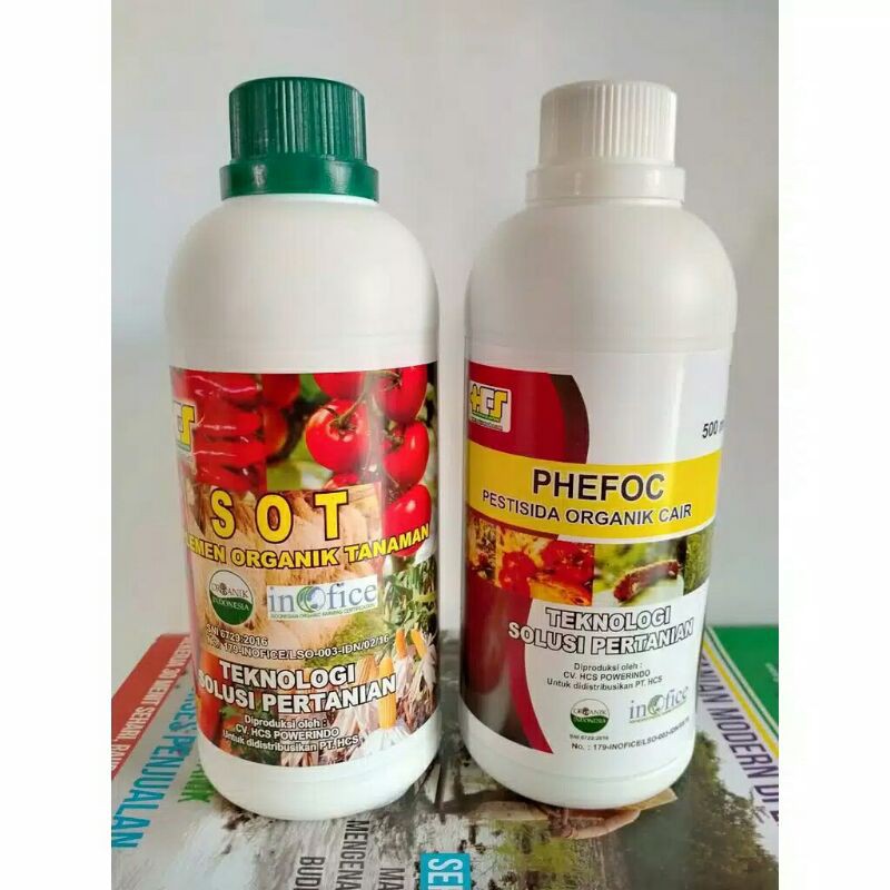 phefoc hcs dan sot hcs obat hama kutu putih dan pupuk untuk kesuburan tanaman / pestisida organik