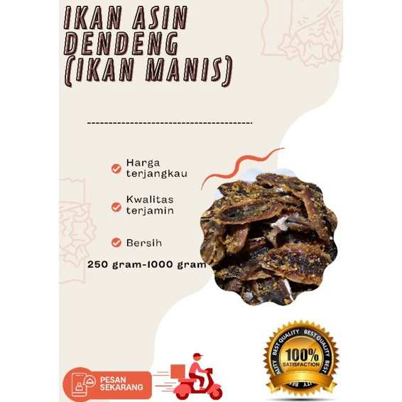 

Ikan asin dendeng/ikan manis