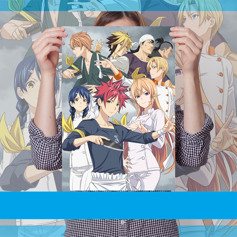 Poster Anime Terlengkap A3 - Kimetsu no Yaiba SAO Alicization Shokugeki no Souma S4 Doctor Stone
