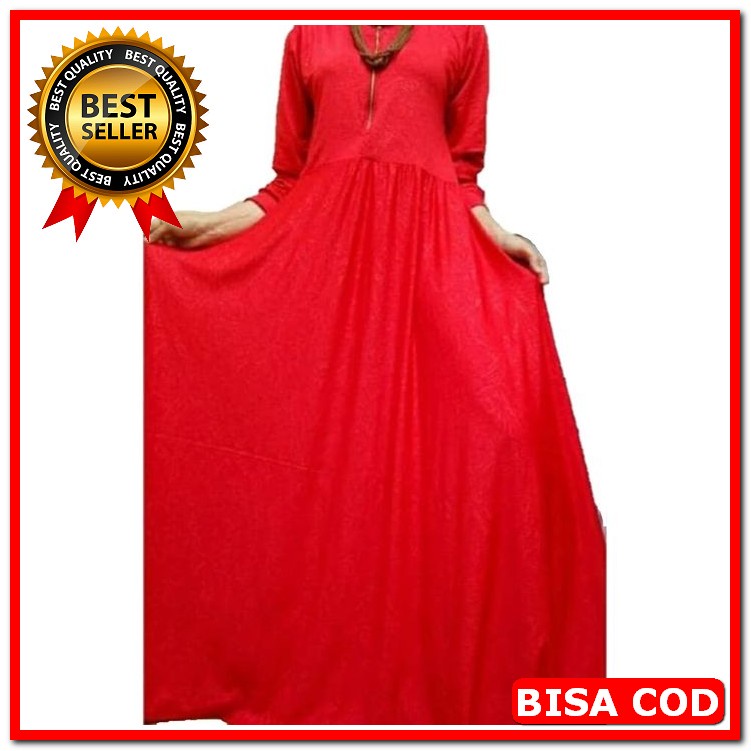 Kenanga Maxy>> Gamis Ceruty Import>>Deess Ceruty Full Furing>>Baj NX808 Termurah, Gamis Embos Jerse