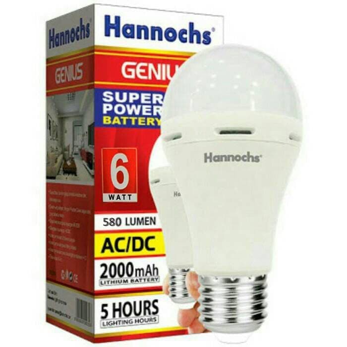 Lampu LED Hannochs Genius / Lampu Emergency 6W 8W 10W 12W 15W