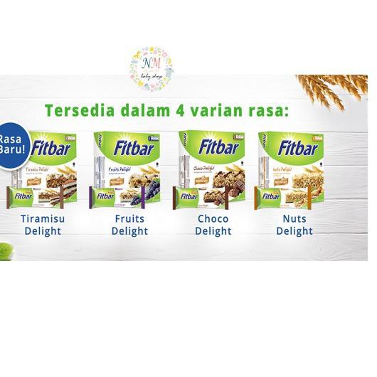 

Terlaris BNNPL Fitbar Multigrain 5 x 22 gr CHOCO NUTS FRUITS TIRAMISU DELIGHT J74 Harga Termurah