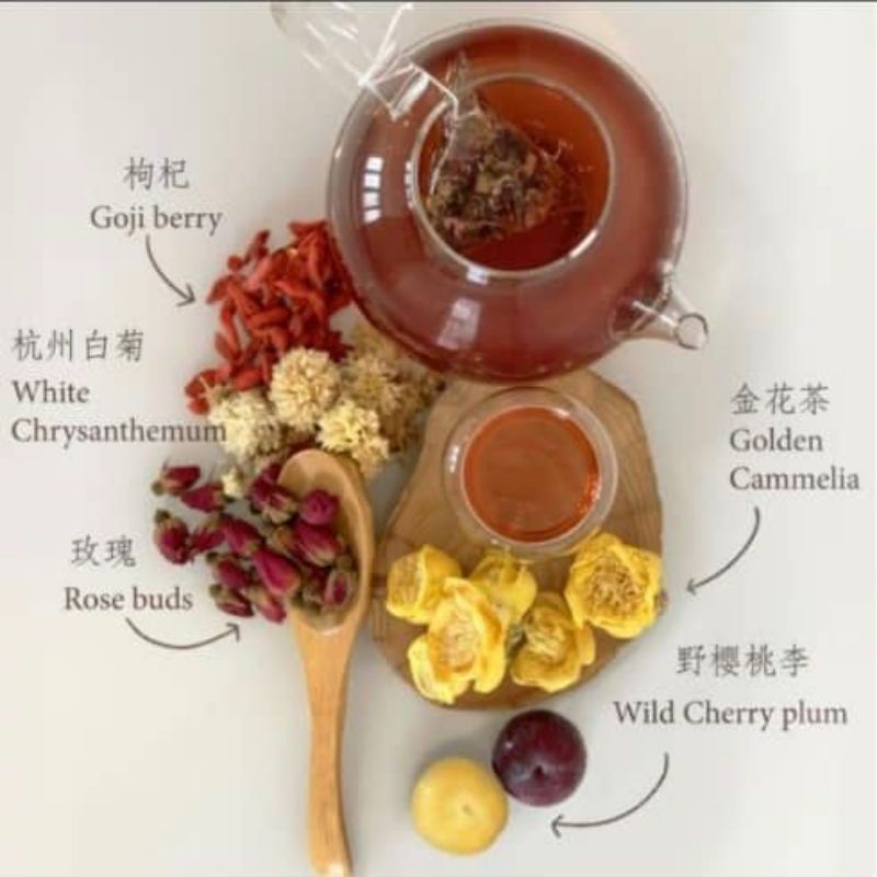 

[ECERAN] Wild Cherry & Camellia Golden Tea / Teh Kesehatan / Chinese tea