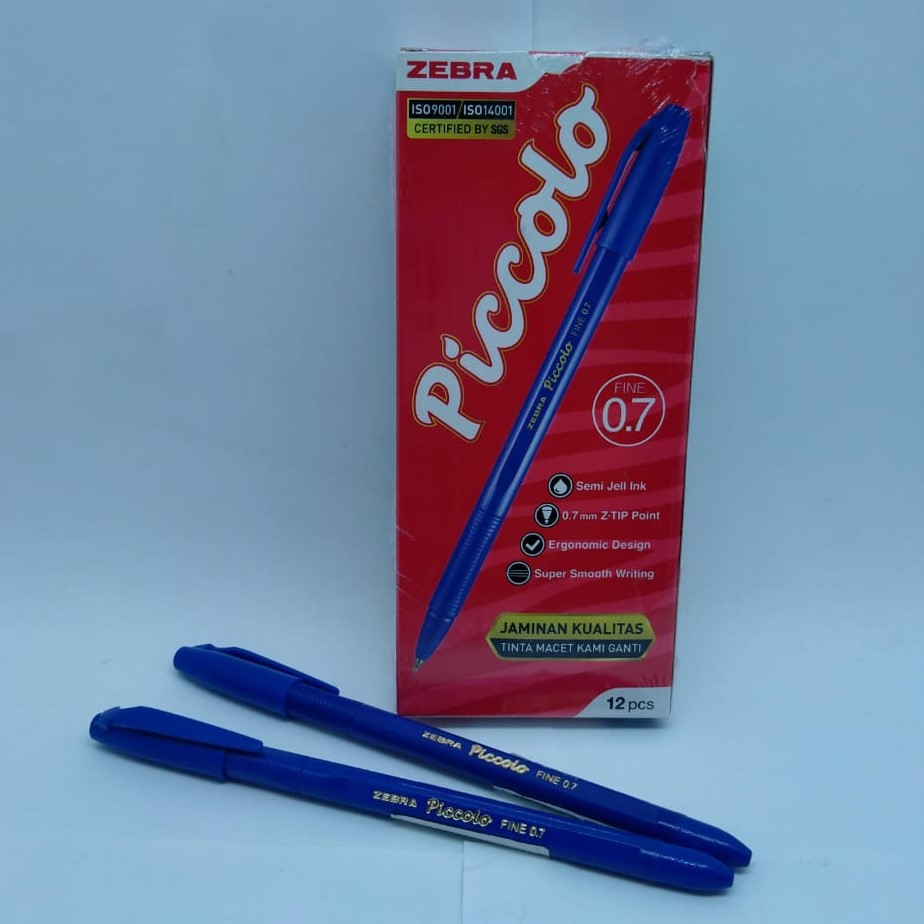 

TERMURAH!!!! BOLPEN / PULPEN / BALLPOINT FINE 0.5 / 0.7 ZEBRA PICCOLO / PIC COLORS PERPAK ISI 12 PCS