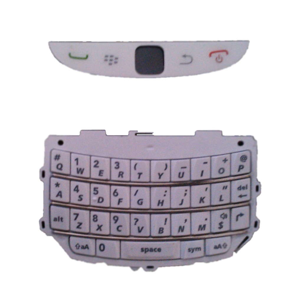 BB 9800 TORCH 1 WHITE KEYPAD KEYBOARD 700679