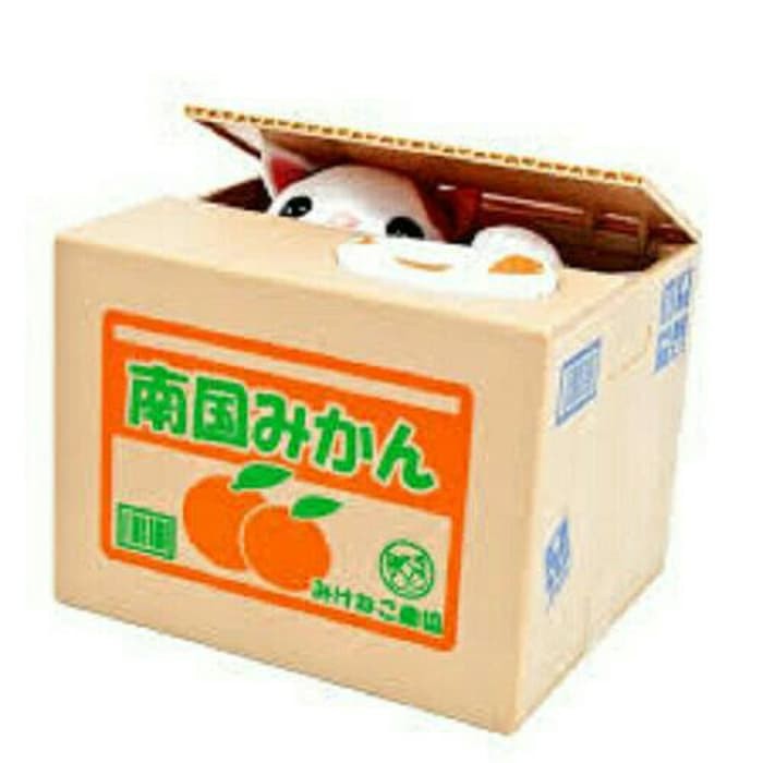 Slime Guar Gum - Pie Face Game - Mainan Gigit Buaya Itazura - Celengan Kucing Pencuri Koin Unik