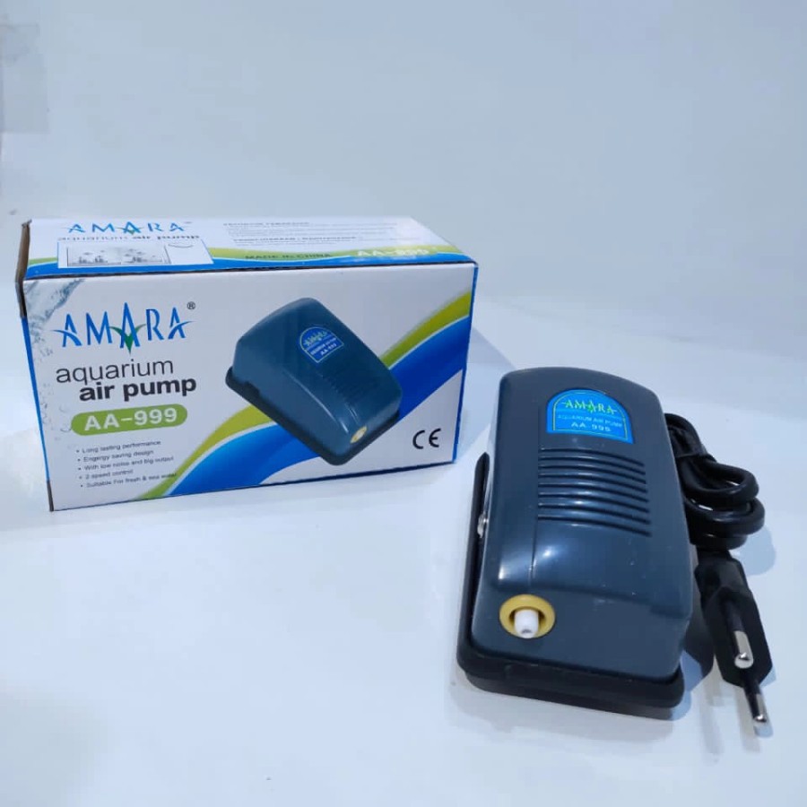 Aerator 1 Lubang Amara AA 999 Gelembung Udara Aquarium