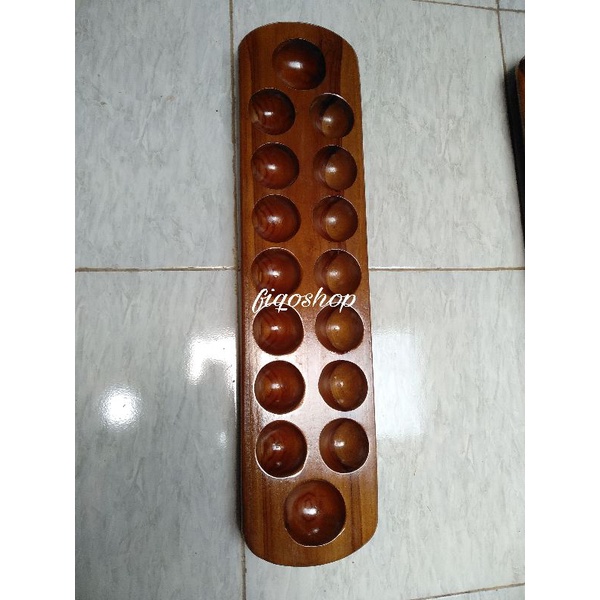 DAKON POLOS CONGKLAK MAINAN TRADISIONAL KAYU JATI