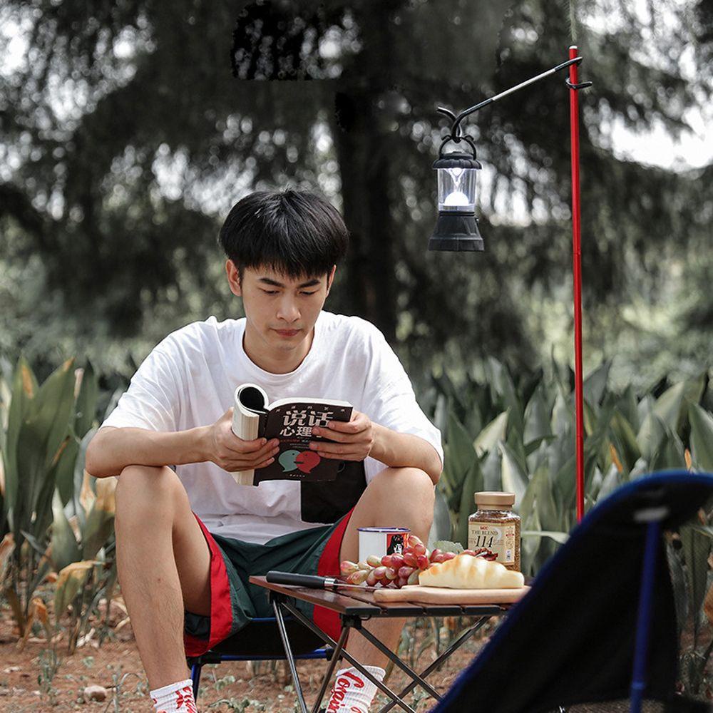 Lanfy Gantungan Lampu Hook Stainless Steel Camping Outdoor Tools Hanging Hooks Rak Penyimpanan Kait S-Shaped Hooks