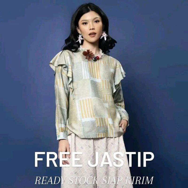 READY STOCK Cottonink x Kamiidea Green Sage Grey Flowerpatch Samra Nigel Kami 100% TENCEL