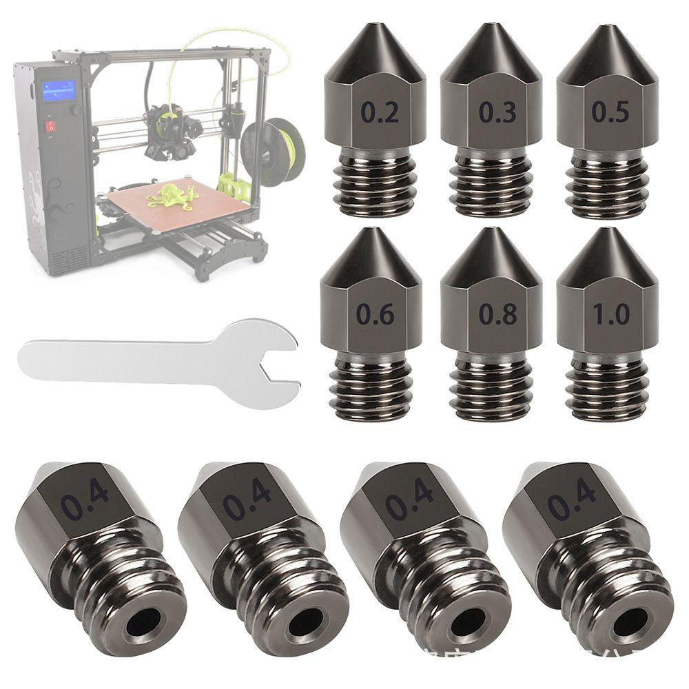 POPULAR Nozzle Sparepart Printer 3D Tahan Lama Untuk Ender-3 CR-10 MK8 Untuk Untuk Ender-3 CR-10