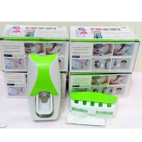 Dispenser Odol / Pasta Gigi Plus Tempat Sikat Gigi Toothpaste NEW MODEL