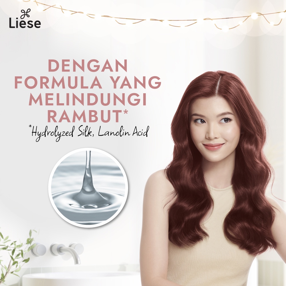 Liese Bubble Hair Color Foam Cat Pewarna Rambut Permanent / Hair Dye - Perawatan / Treatment Rambut Milky Beige