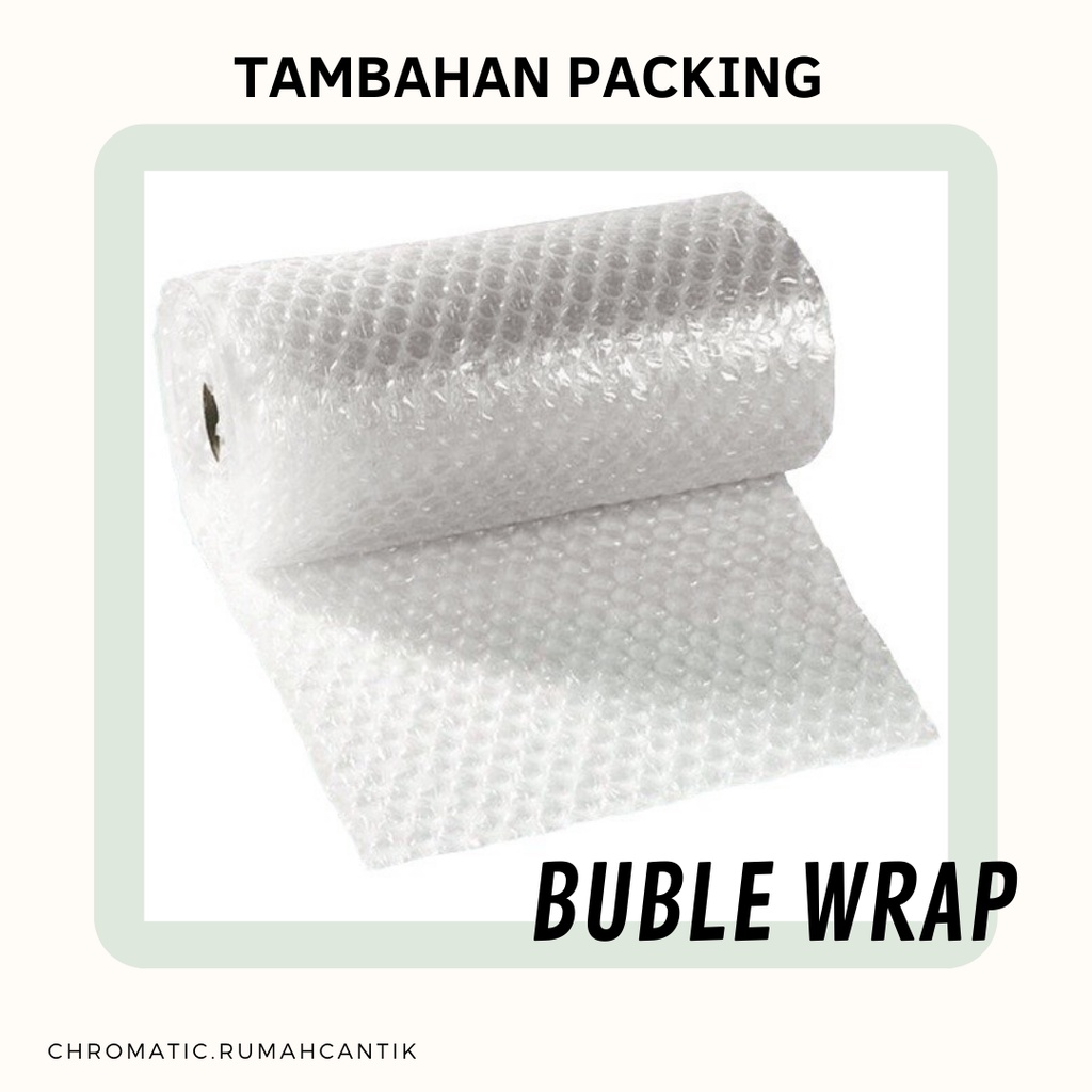 

EXTRA BUBLE WRAP TAMBAHAN PACKING Pelindung Paket Lebih Aman