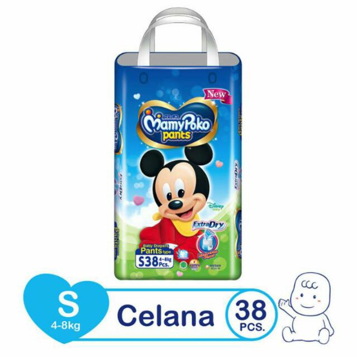 MAMYPOKO PANTS EXTRA DRY S38 / M32 / L30 | Popok Bayi Mamypoko Extra Dry / Pampers mamypoko
