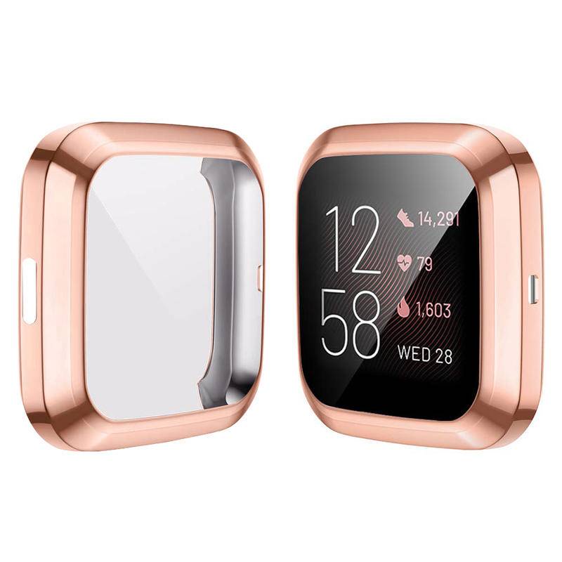 Case Pelindung Layar Smartwatch Bahan Tpu Untuk Fitbit Versa 3 2 Versa3 Versa2 Sense Lite All-Around Bumper 2 Inspire2