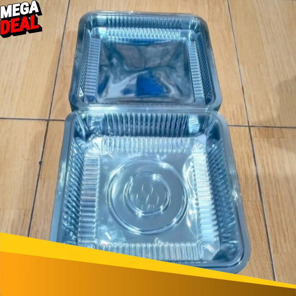 GROSIR Mika Jumbo isi 5pcs  Plastik Mika Kotak Box Tempat Kue Bolu Besar