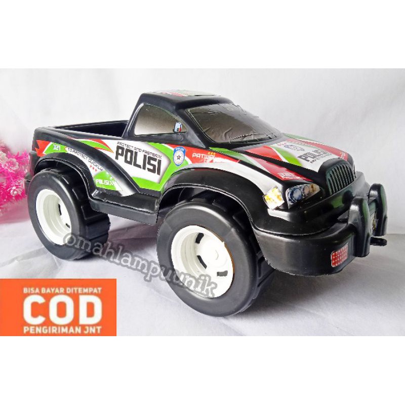 Mainan Mobil Patroli Polisi Besar/ Mainan Anak Mobil Polisi Besar Murah