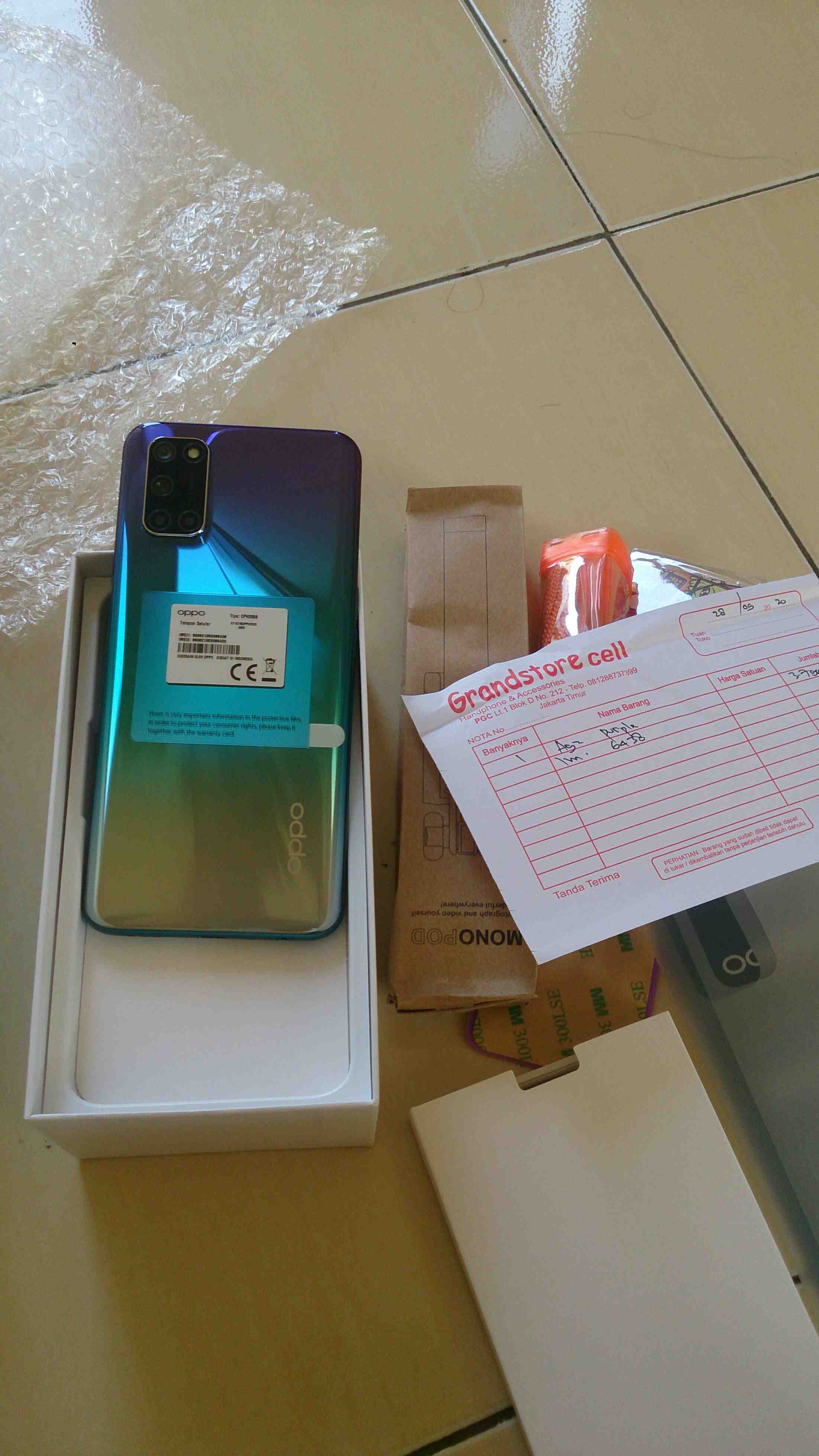 OPPO A92 RAM 8/128 GARANSI RESMI OPPO INDONESIA | Shopee