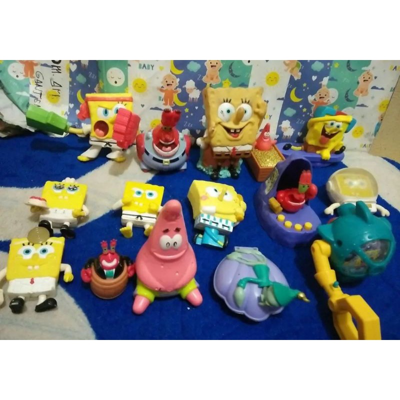 FIGURE SPONGEBOB SQUAREPANTS MAINAN HAPPY MEAL MCD