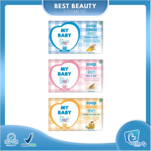 ★ BB ★ MY BABY Bar Soap | Fresh Fruity - Sweet Floral 60gr - 75gr