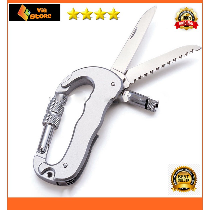 Karabiner Pisau Lipat pisau gergaji