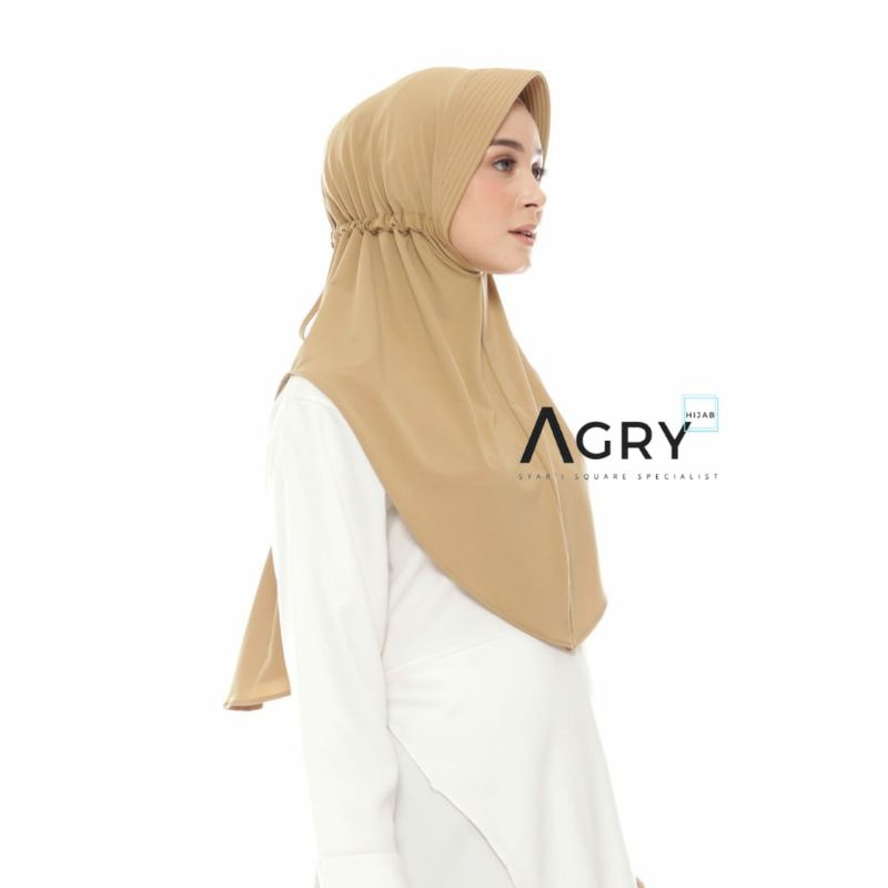 ᴀɢʀʏ Hijab Instan Serut Jersey Premium