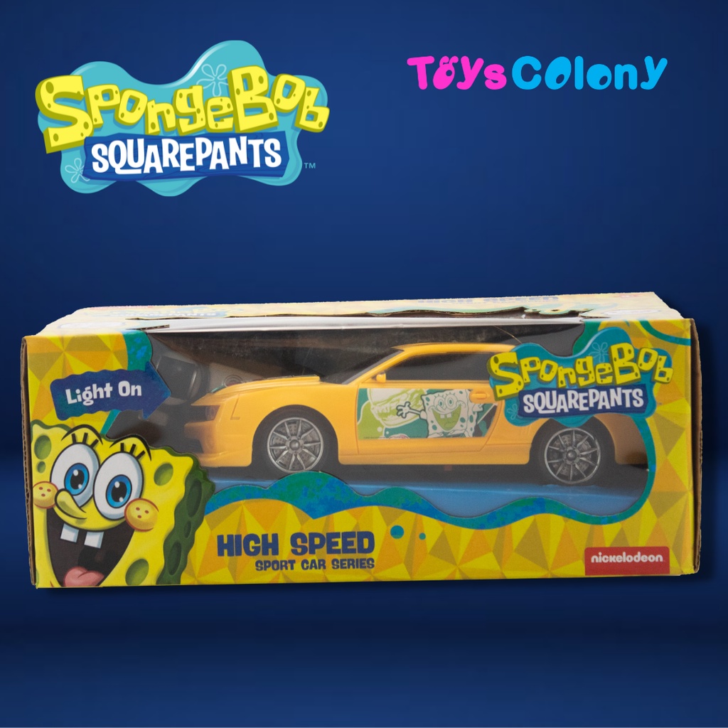 MAINAN REMOTE CONTROL RC CAMAO SPORT CAR SPONGEBOB SERIES SB 1382-1