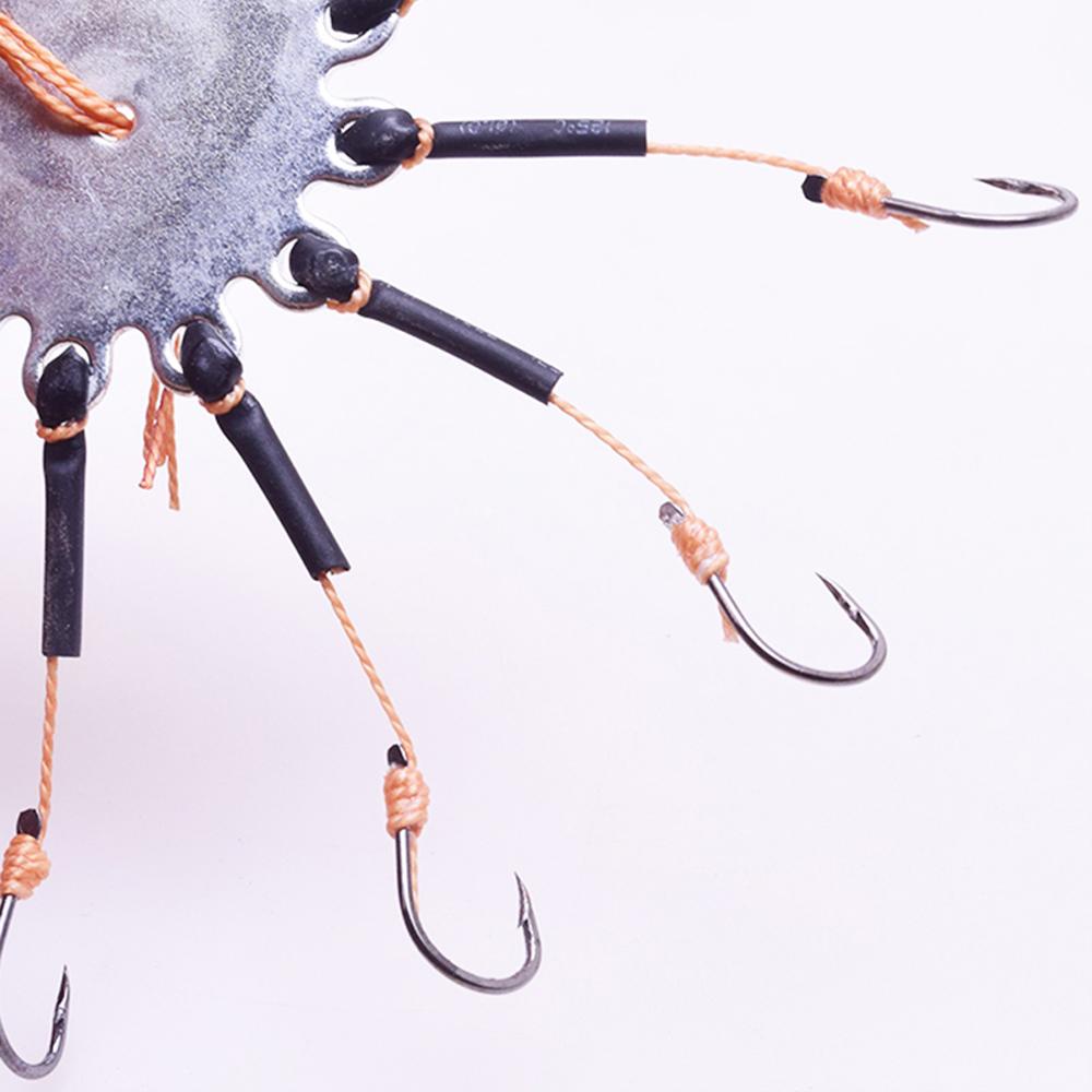Lanfy Flap Explosion Hook Aksesoris Memancing Anti-Gantung Mencegah Berliku Garis PE Baja Karbon Fishhooks Fishing Explosion Hook