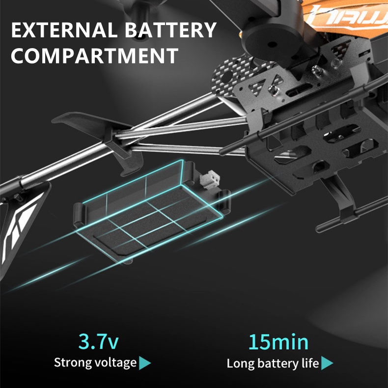 HKJ Mainan RC Helikopter 4K WiFi FPV HD Kamera Remote Control Helikopter Tinggi Tekanan Udara