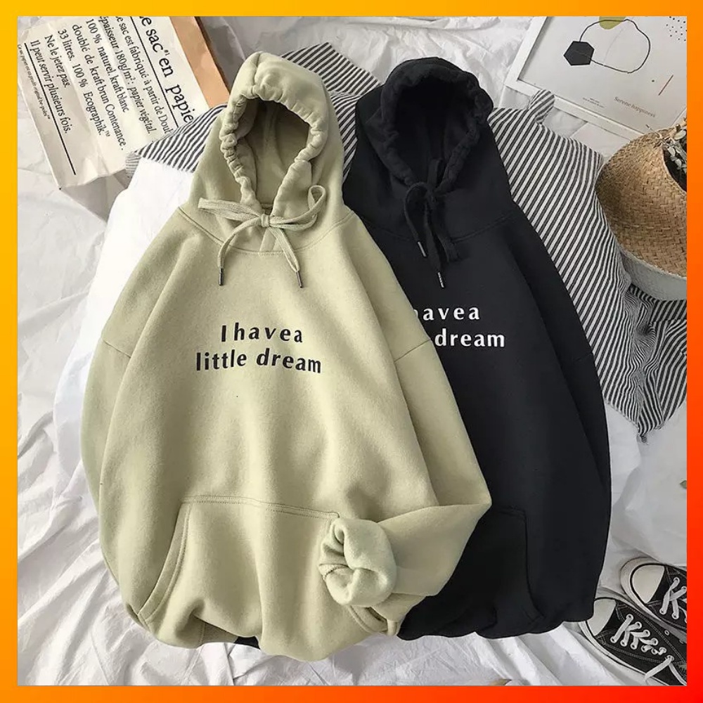 Atasan Sweater Hoodie Wanita Oversize Hodie Tebal Pakaian Cewek Cowok Terbaru