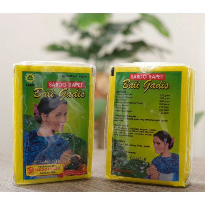 

Sabdo Palon Jamu Serbuk Herbal Bali Gadis - ( Isi 10 sachet)