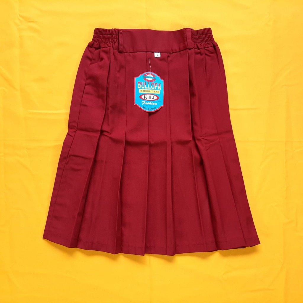 Rok Pendek SD Merah Merek Bullova