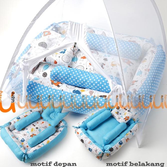 KASUR KOLAM KELAMBU TENDA MURAH KASUR BAYI MOTIF BOLAK BALIK FREE BANT XCVFCF654654
