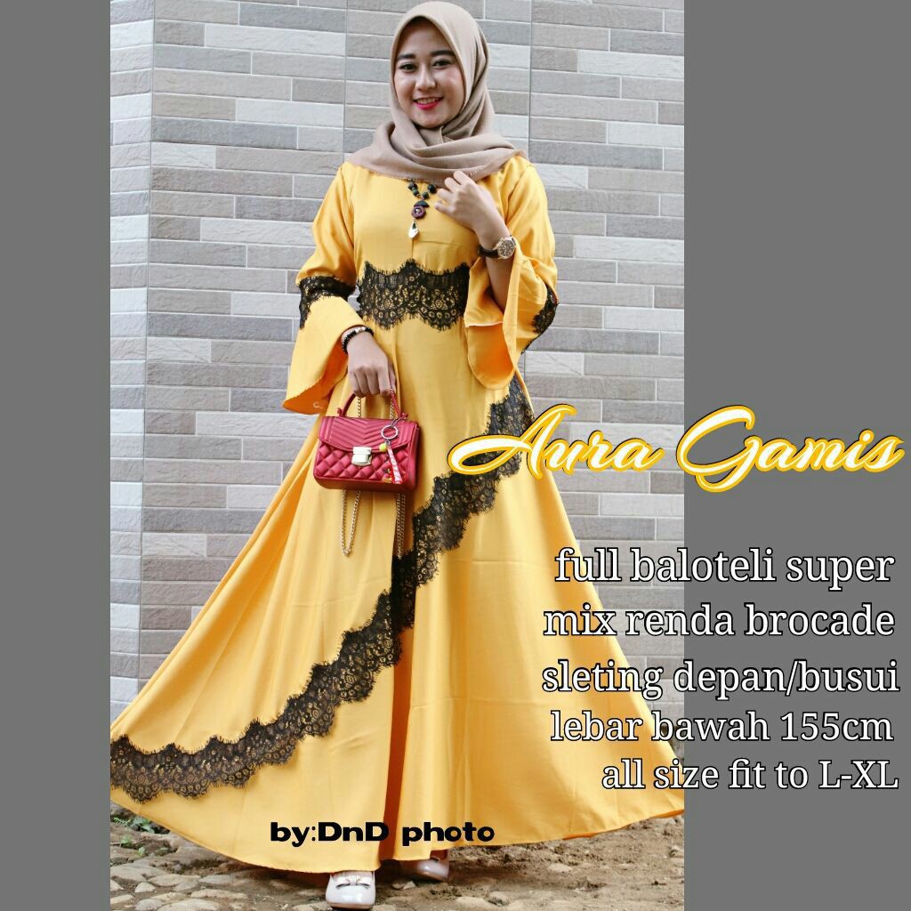 GROSIR BATIK AURA GAMIS