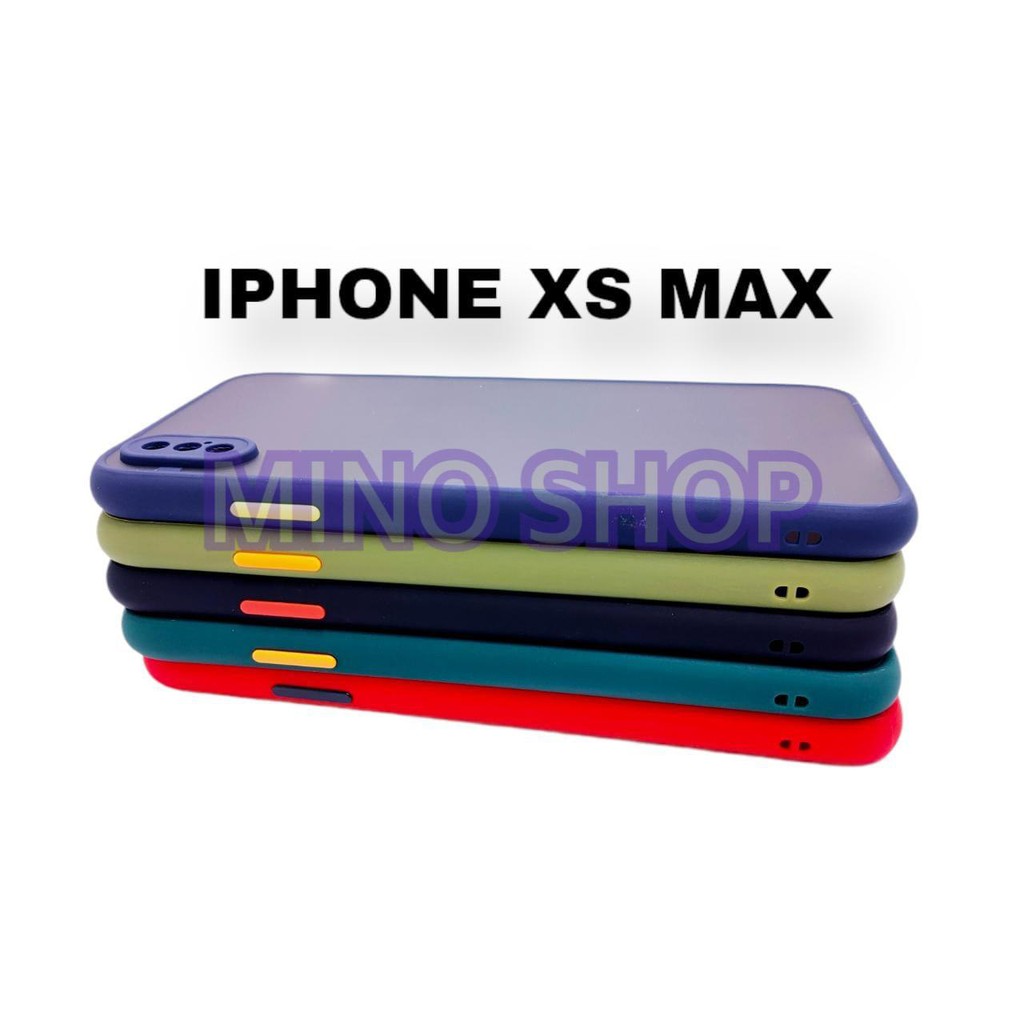 SOFTCASE IPHONE XS MAX - HARDCASE DOVE MYCHOICE PLUS PELINDUNG KAMERA - AERO CASE