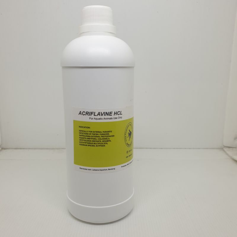 ACRIFLAVINE HCL 1 LITER OBAT KUNING ANTISEPTIK JAMUR VITAMIN IKAN HIAS