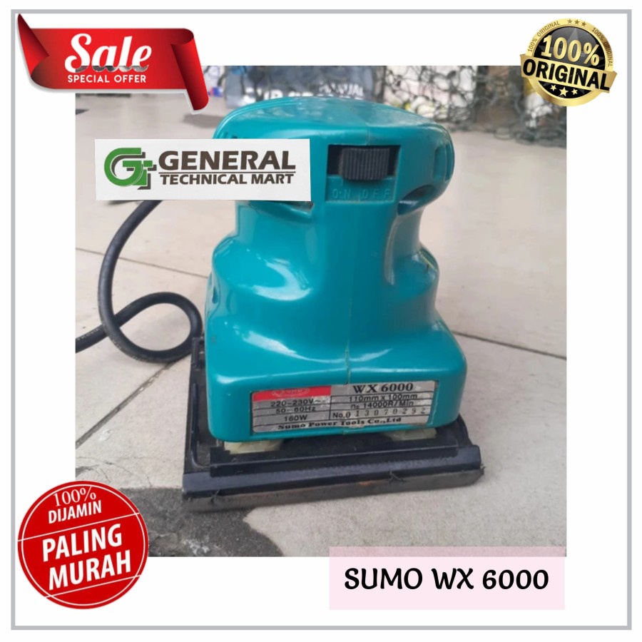 obral!! sander poles SUMO WX 6000 sesuai foto