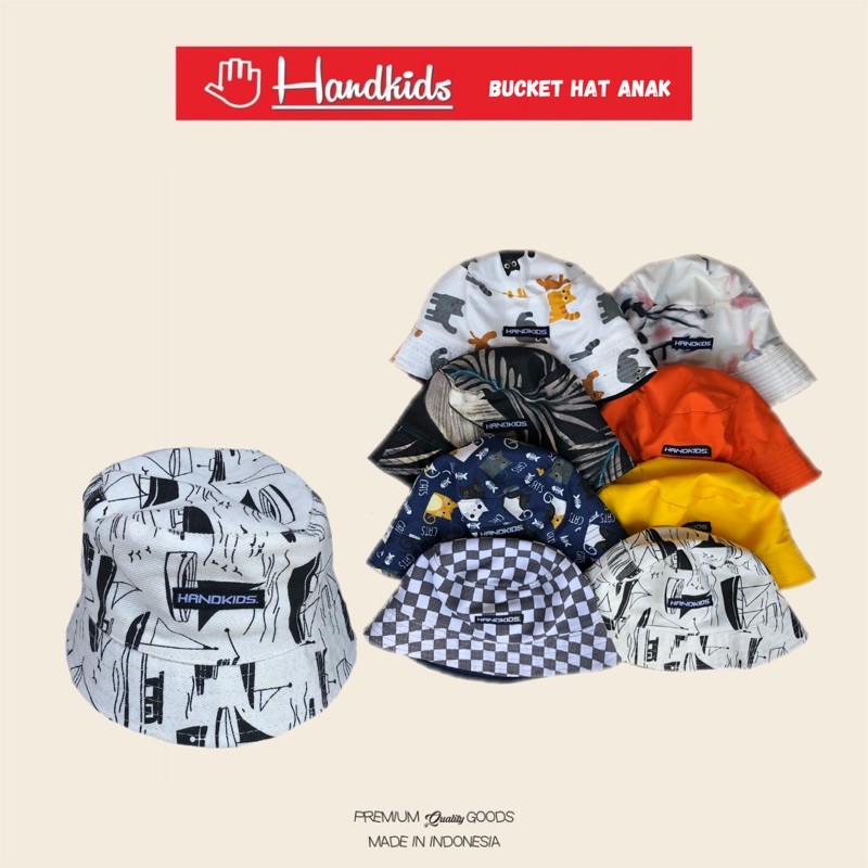 TOPI ANAK BUCKETHAT HANDKIDS 2-8tahun-2