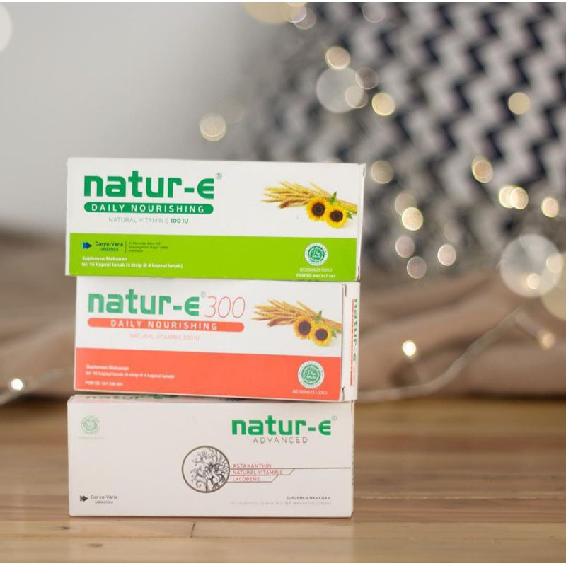Natur E Soft Capsule E100 IU / E300 IU / White / Advanced 16's /32's