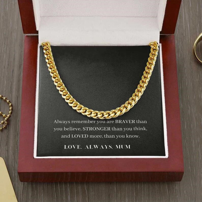 Kalung Rantai Emas 18K Lebar 6mm Panjang 20cm - 75cm Untuk Pria / Wanita