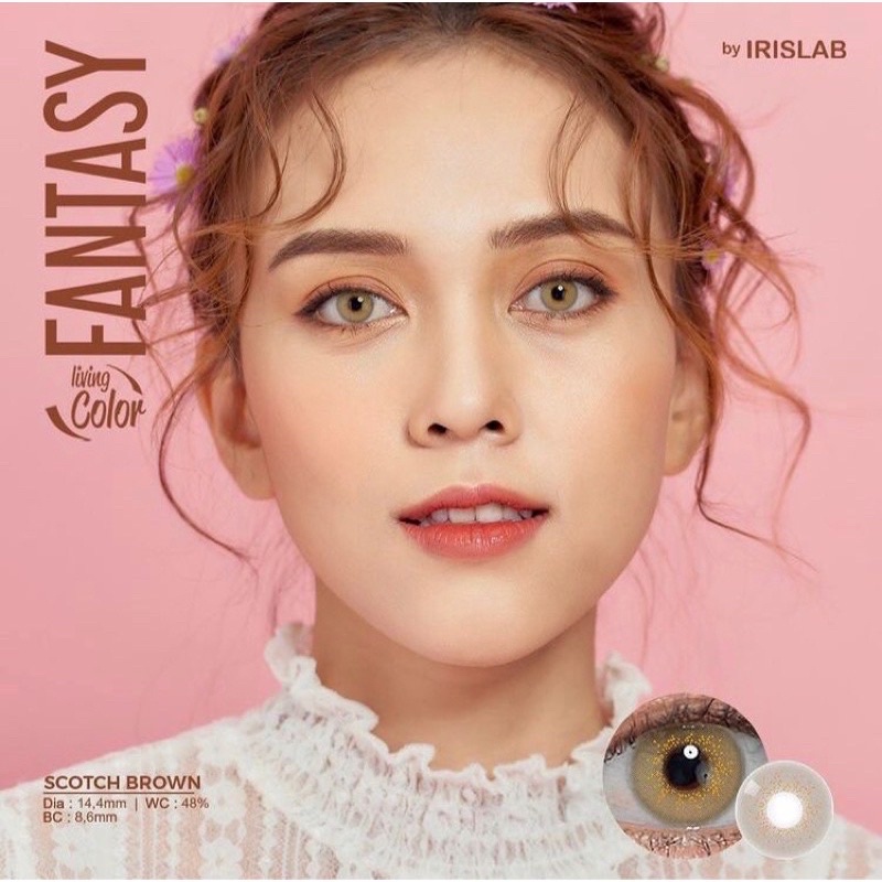 SOFTLENS LIVING COLOR FANTASY MINUS TINGGI -4.50 sd -6.00