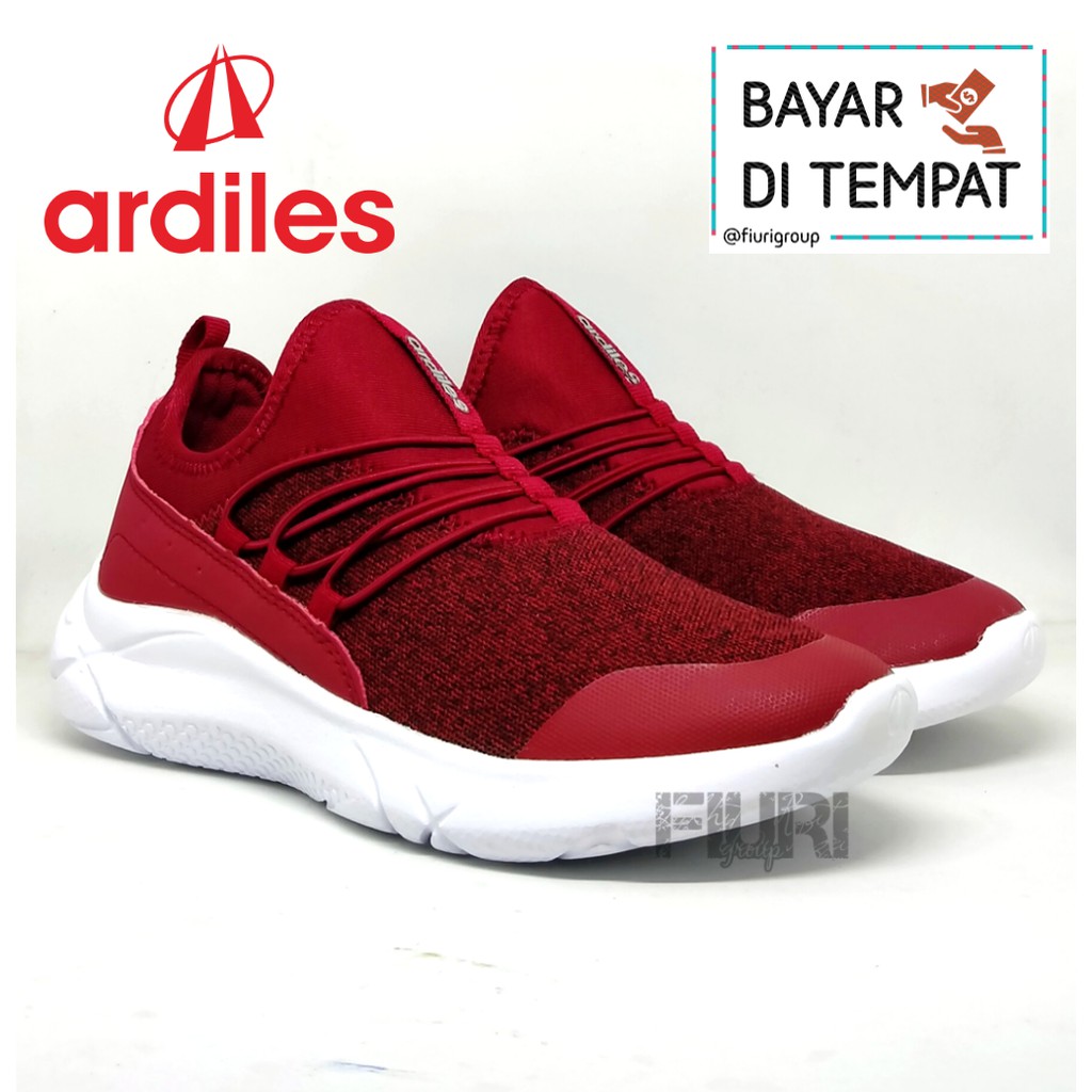 FIURI - ARDILES ORIGINAL - LUNARIA 37-40 MAROON - SEPATU KETS WANITA - SEPATU SNEAKERS WANITA - SEPA
