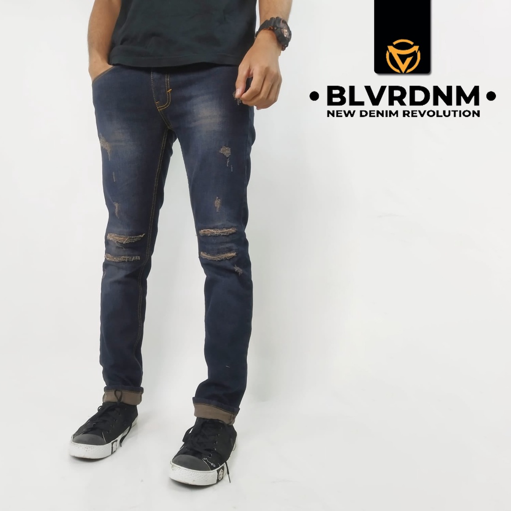 VLG36 -Jeans Riped Bikers Terbaru Original Blackviper Streach melar asli jeans distro bandung RIPPED JEANS (STRETCH)