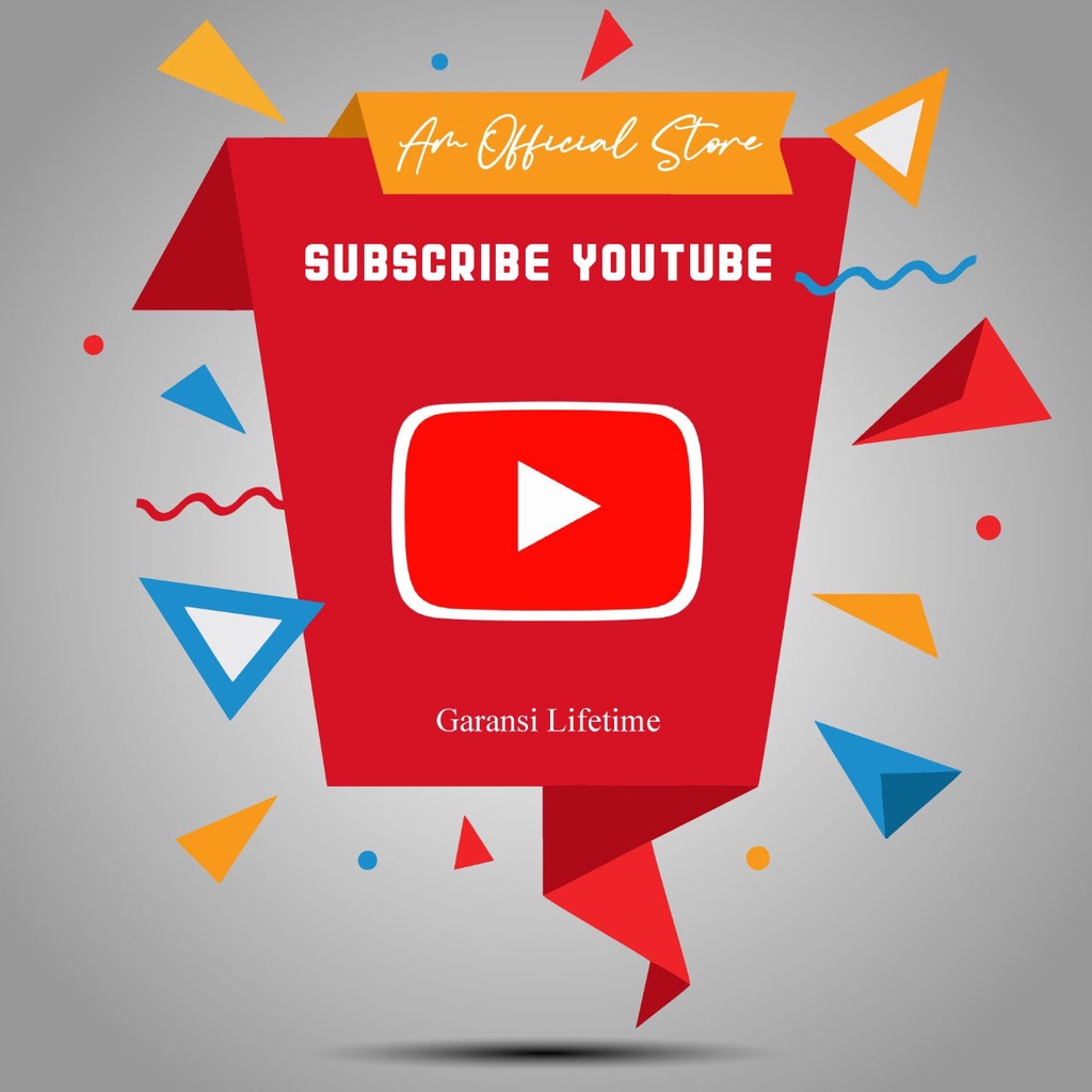 Subscribe YouTube Lifetime No Drop Real Human Bukan Jam Tayang