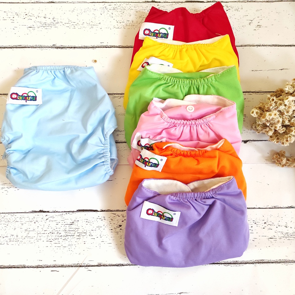 Clodi Popok Kain Bayi Reusable Warna Dan Karakter