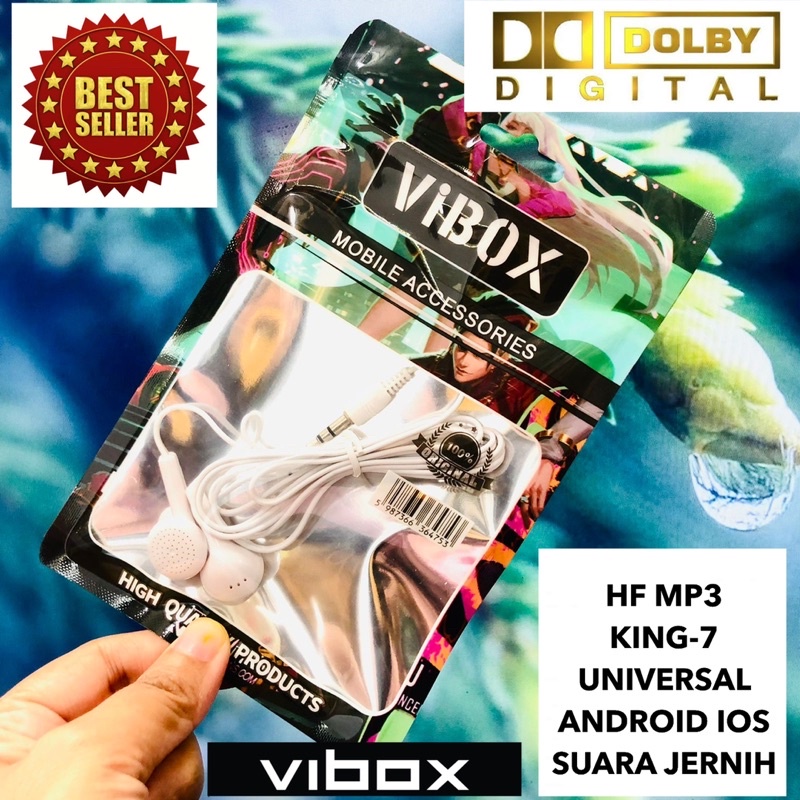 HANDSFREE VIBOX MP3 NEW UNIVERSAL ANDROID IOS SUARA JERNIH MUSIC NONSTOP ASEKKK