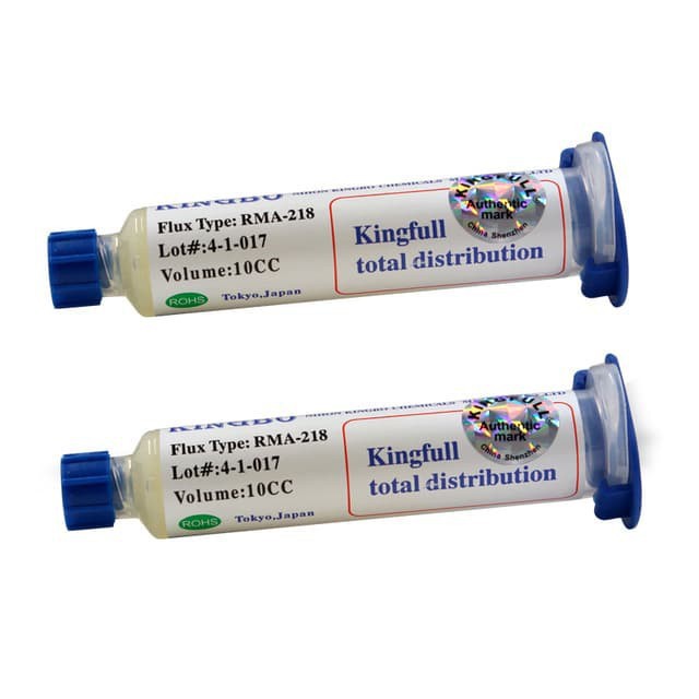 Original KINGBO Flux Pasta Solder Isi 10mL Model Suntik Type RMA 218